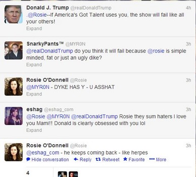 donald trump, rosie o